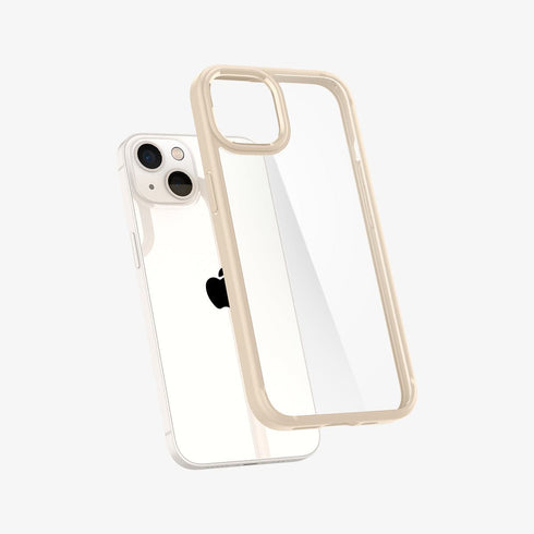 ACS03204 - iPhone 13 Pro Max Case Ultra Hybrid in crystal clear showing the back